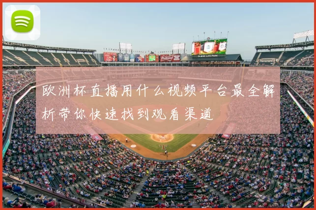 欧洲杯直播用什么视频平台最全解析带你快速找到观看渠道