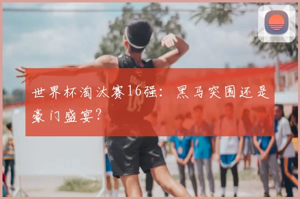 世界杯淘汰赛16强：黑马突围还是豪门盛宴？
